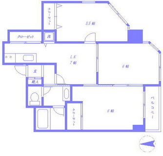 東京都文京区向丘２丁目 賃貸マンション 3LK