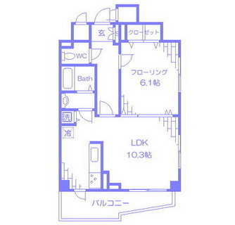 東京都文京区向丘１丁目 賃貸マンション 1LDK