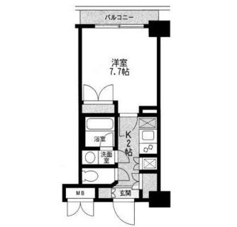 東京都文京区小石川２丁目 賃貸マンション 1K