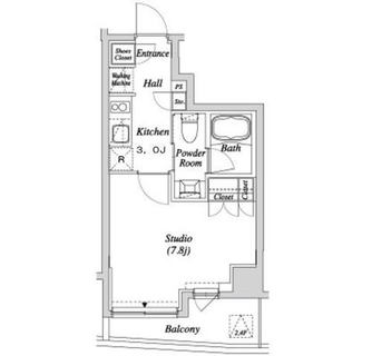 東京都文京区小石川３丁目 賃貸マンション 1K